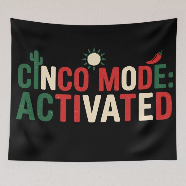 Item preview, Cinco Mode Activated Retro Mexican Fiesta Aesthetic designed and sold by Majnon8bp.