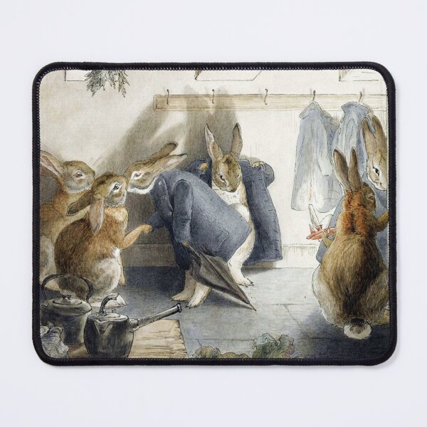 Item preview, Departure - The Rabbits Christmas Party by Beatrix Potter designed and sold by forgottenbeauty.