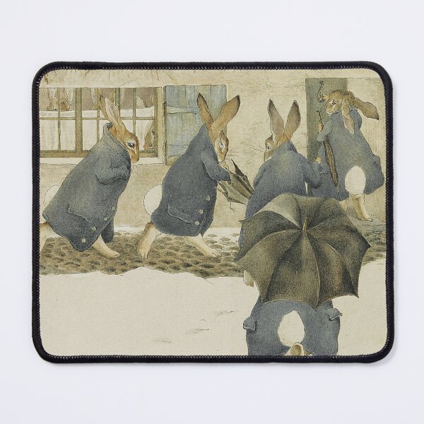 Item preview, The Arrival - The Rabbits Christmas Party - Beatrix Potter designed and sold by forgottenbeauty.