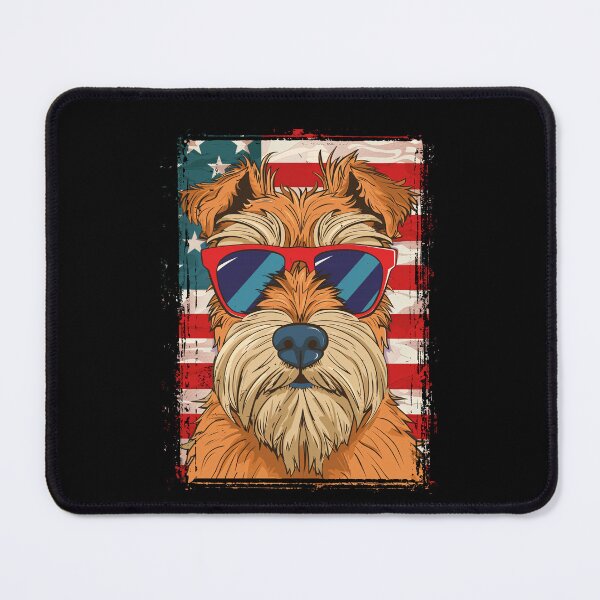 Item preview, Funny Lakeland Terrier 4th July USA Flag America Mom Dad Kids designed and sold by rafaeltto.