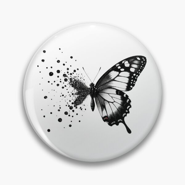 Item preview, A Butterfly Dissolves Into Black Particles designed and sold by p3Rspectives.