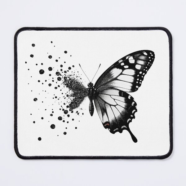 Item preview, A Butterfly Dissolves Into Black Particles designed and sold by p3Rspectives.