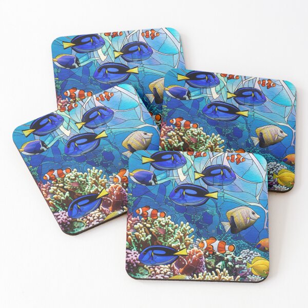 Item preview, Aquarium stained glass designed and sold by Robo-Mart Smart Shopping.