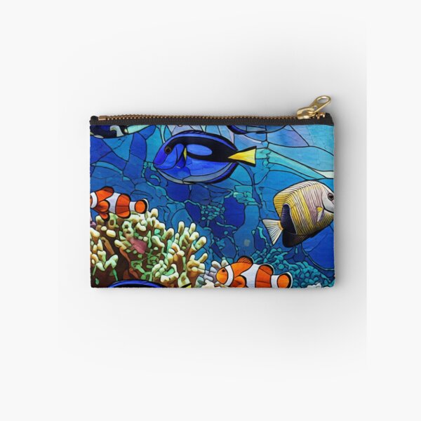 Item preview, Aquarium stained glass designed and sold by Robo-Mart Smart Shopping.