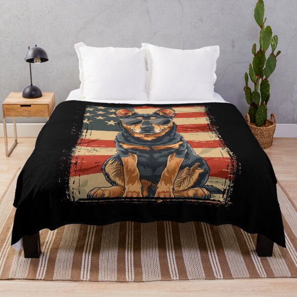 Item preview, Funny Lancashire Heeler 4th July USA Flag America Mom Dad Kids designed and sold by rafaeltto.