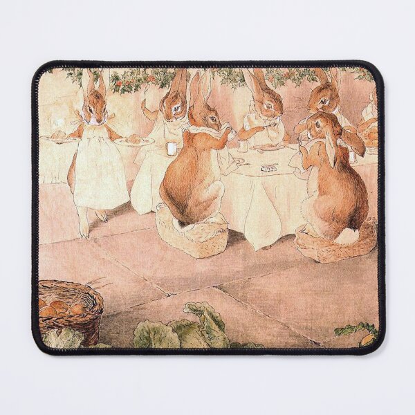 Item preview, Rabbits Christmas Dinner - Beatrix Potter designed and sold by forgottenbeauty.
