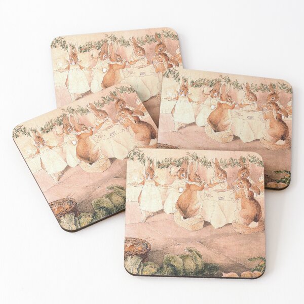 Item preview, Rabbits Christmas Dinner - Beatrix Potter designed and sold by forgottenbeauty.