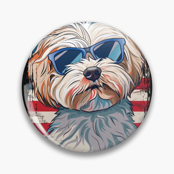 Item preview, Funny Maltipoo 4th July USA Flag America Mom Dad Kids designed and sold by rafaeltto.