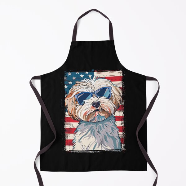 Item preview, Funny Maltipoo 4th July USA Flag America Mom Dad Kids designed and sold by rafaeltto.