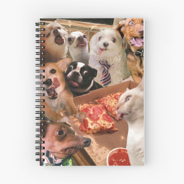 Item preview, Hilarious Dogs, Cat and a Box of Pizza designed and sold by MorningFive.