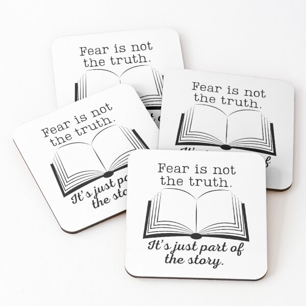 Item preview, Fear is not the truth. It's just part of the story. designed and sold by Lost Treasures by Phoenix.