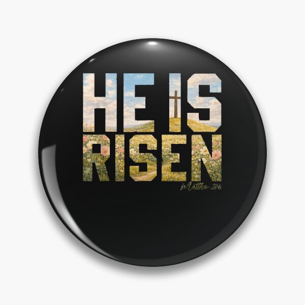 Item preview, He Is Risen Easter Christian Jesus T Shirt designed and sold by vivavu1984.