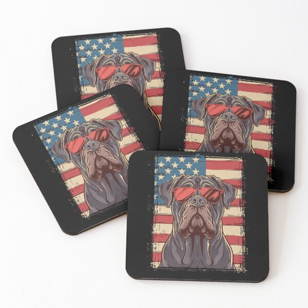 Item preview, Funny Neapolitan Mastiff 4th July USA Flag America Mom Dad Kids designed and sold by rafaeltto.