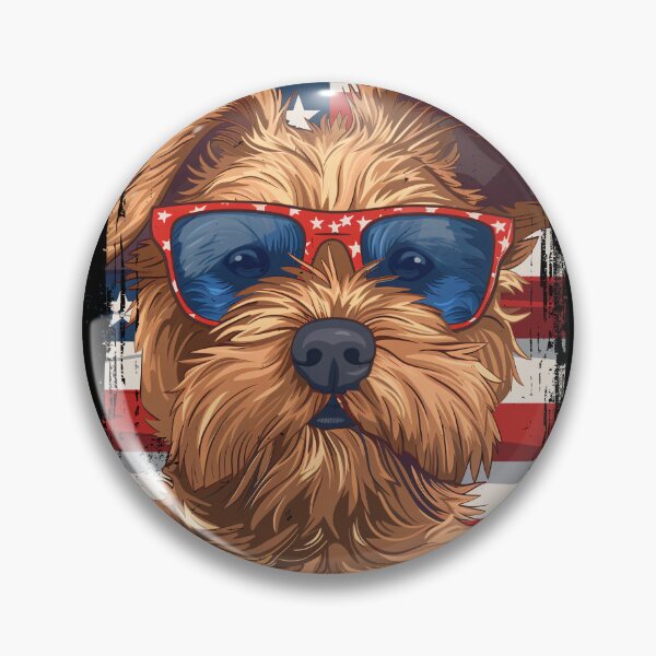 Item preview, Funny Norfolk Terrier 4th July USA Flag America Mom Dad Kids designed and sold by rafaeltto.