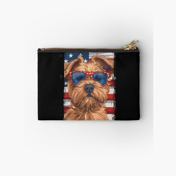 Item preview, Funny Norfolk Terrier 4th July USA Flag America Mom Dad Kids designed and sold by rafaeltto.