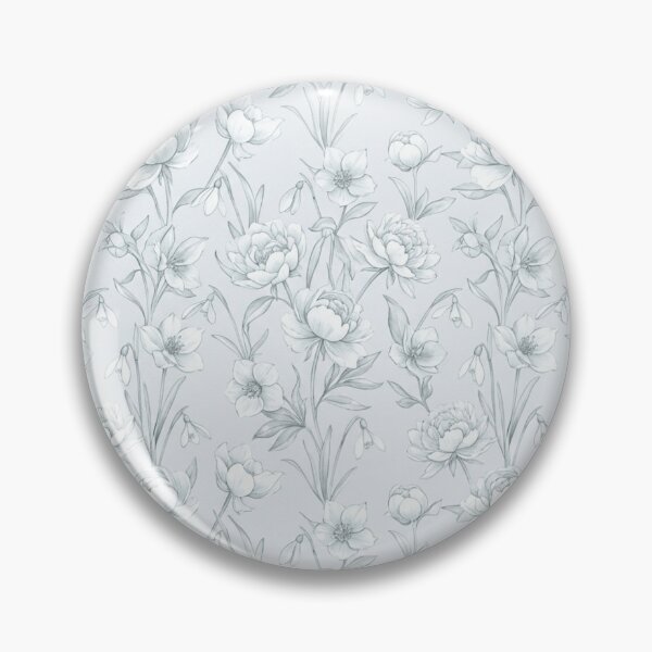 Item preview, Winter White Botanical Watercolor Floral Seamless Pattern designed and sold by Inkworksbyshery.
