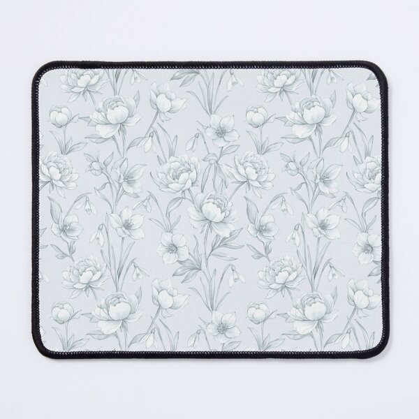 Item preview, Winter White Botanical Watercolor Floral Seamless Pattern designed and sold by Inkworksbyshery.