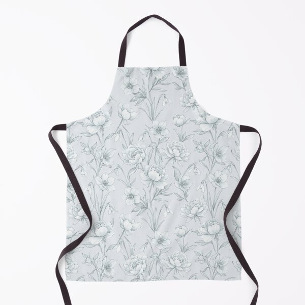 Item preview, Winter White Botanical Watercolor Floral Seamless Pattern designed and sold by Inkworksbyshery.