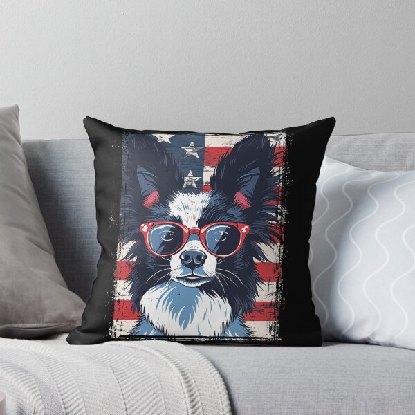 Item preview, Funny Papillon 4th July USA Flag America Mom Dad Kids designed and sold by rafaeltto.