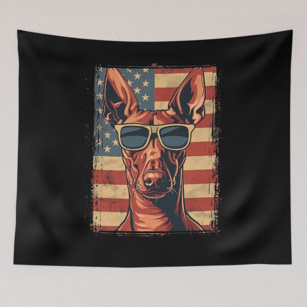 Item preview, Funny Pharaoh Hound 4th July USA Flag America Mom Dad Kids designed and sold by rafaeltto.