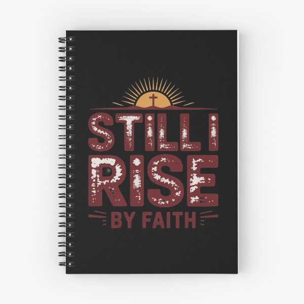 Item preview, Still I Rise By Faith Christian T-Shirt | Bold Distressed Sun Cross Religious Gift designed and sold by EvolusionPro.