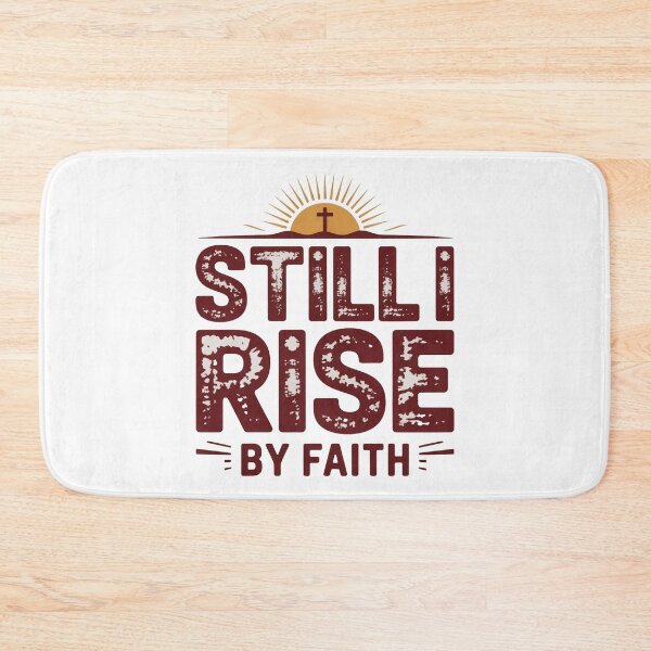 Item preview, Still I Rise By Faith Christian T-Shirt | Bold Distressed Sun Cross Religious Gift designed and sold by EvolusionPro.