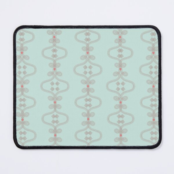 Item preview, Retro Light Blue and Salmon Wallpaper designed and sold by jehb.creative.