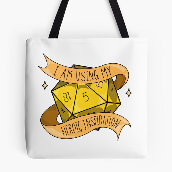 Item preview, Heroic Inspiration - Dungeons and Dragons D20 Dice designed and sold by Meg Vic Makes Art.