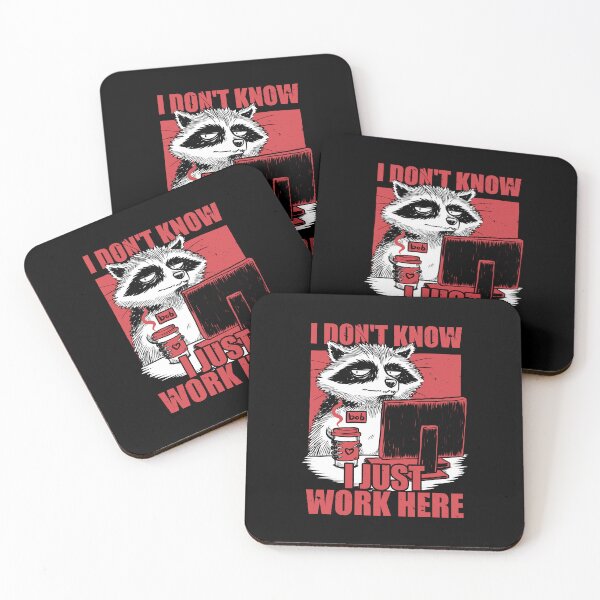 Item preview, Raccoon Tired Work designed and sold by Studio Mootant.