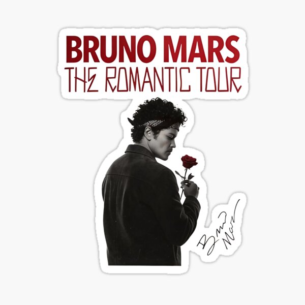 Bruno Mars 24k Stickers for Sale | Redbubble