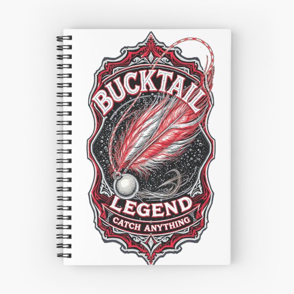Item preview, American Traditional Fishing Lure Bucktail Jig Legend Vintage Art designed and sold by YMLux.