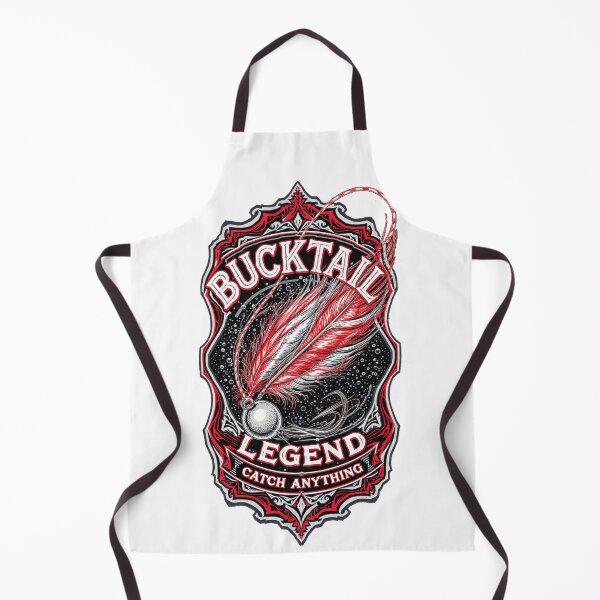 Item preview, American Traditional Fishing Lure Bucktail Jig Legend Vintage Art designed and sold by YMLux.