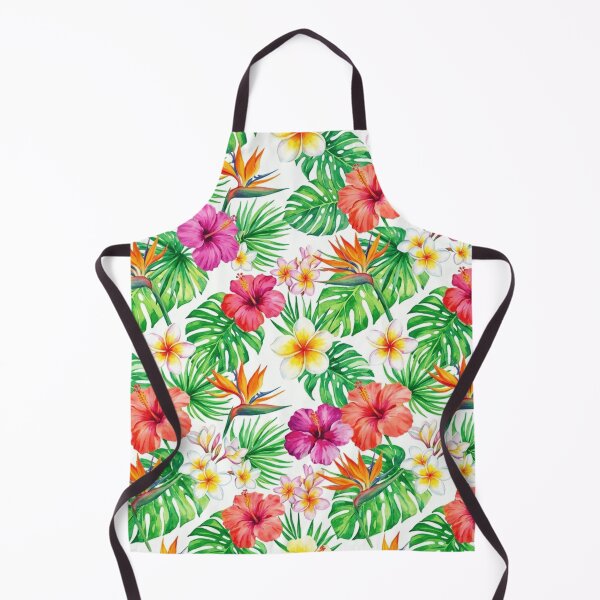 Item preview, Tropical Watercolor Hibiscus Botanical Floral Pattern designed and sold by Inkworksbyshery.