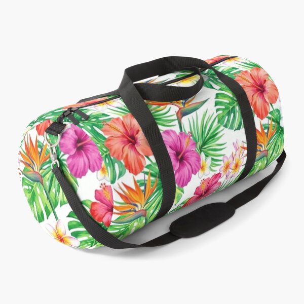 Item preview, Tropical Watercolor Hibiscus Botanical Floral Pattern designed and sold by Inkworksbyshery.