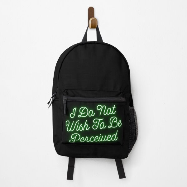 Item preview, “I Do Not Wish To Be Perceived” Green Neon Design designed and sold by Vileprint.
