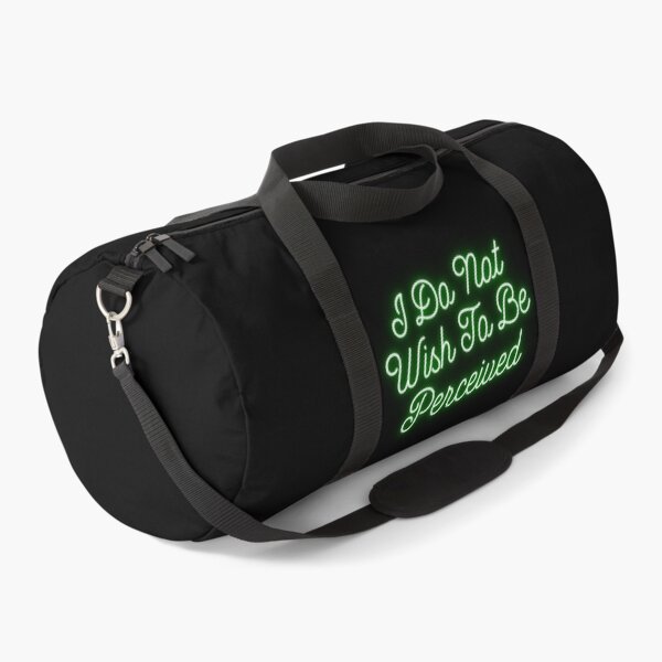 Item preview, “I Do Not Wish To Be Perceived” Green Neon Design designed and sold by Vileprint.