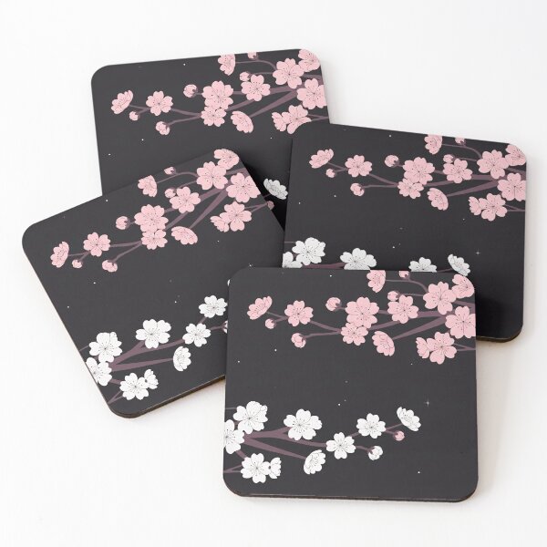 Item preview, Cherry Blossoms Under Starry Night designed and sold by PixorStudio.