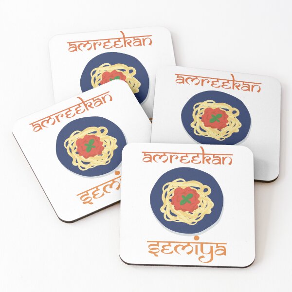 Item preview, Amreekan Semiya | Spaghetti | Funny Desi Food Mashup Design designed and sold by geetasadashivan.