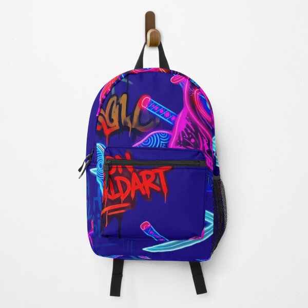 Item preview, Neon Ninja Stickers – Glow Art Designs designed and sold by Cyber-ART-Studio.