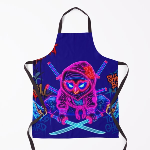 Item preview, Neon Ninja Stickers – Glow Art Designs designed and sold by Cyber-ART-Studio.