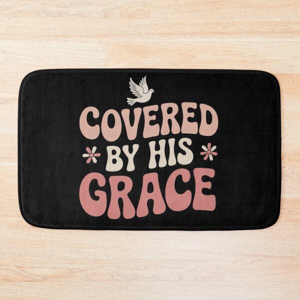 Item preview, Covered By His Grace Christian T-Shirt | Retro Groovy Dove Faith Women Religious Gift designed and sold by EvolusionPro.