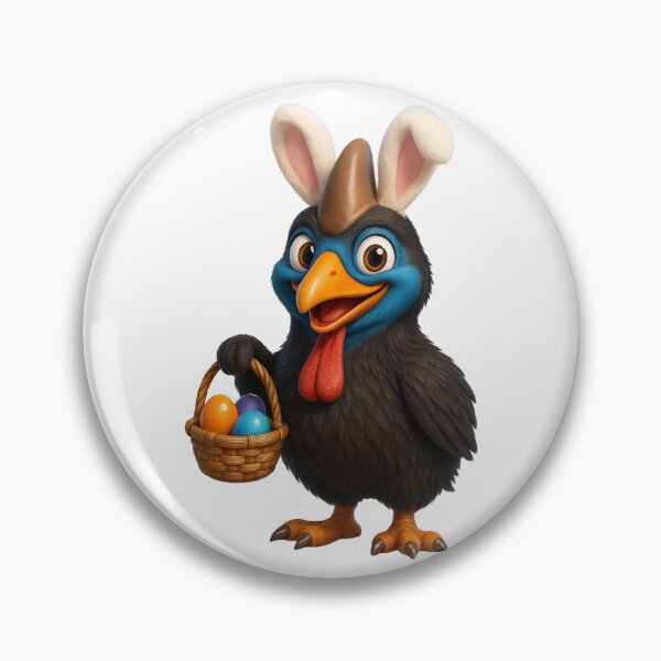 Item preview, Easter Northern Cassowary designed and sold by Sillytoe.