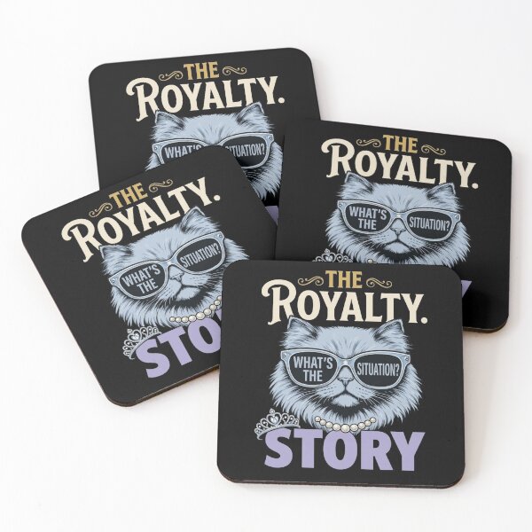 Item preview, The Royalty Cat - What's The Situation Story Retro Vintage Style designed and sold by Majnon8bp.