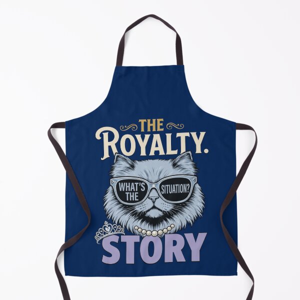 Item preview, The Royalty Cat - What's The Situation Story Retro Vintage Style designed and sold by Majnon8bp.