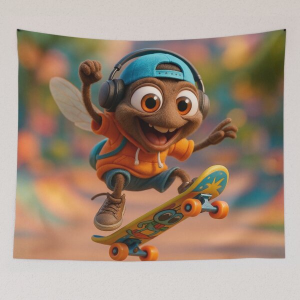 Item preview, Skater Tsetse Fly designed and sold by Sillytoe.