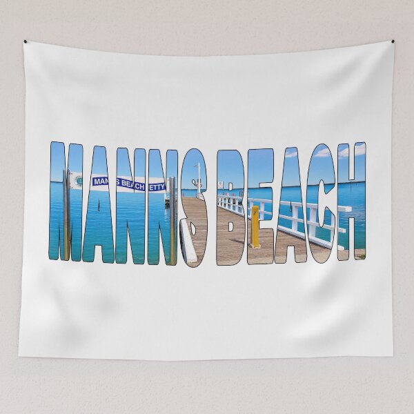 Item preview, MANNS BEACH - Port Albert Gippsland Victoria Jetty on a Sunny Day designed and sold by Adam Gormley.