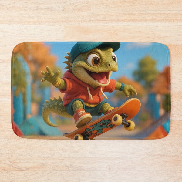 Item preview, Skater Tuatara Reptile designed and sold by Sillytoe.