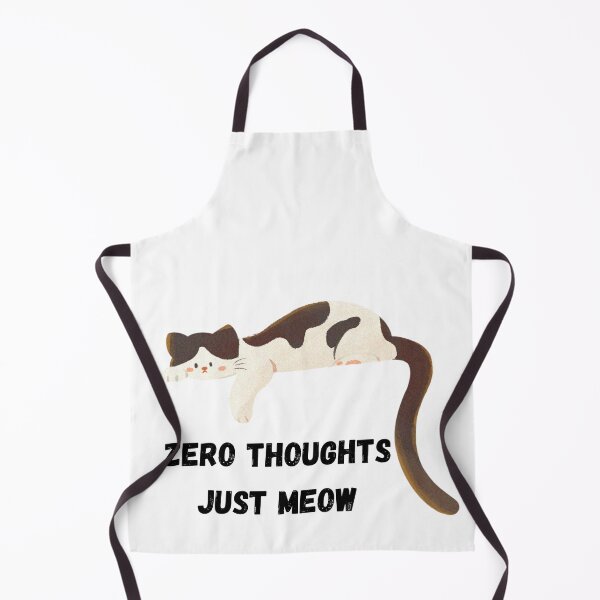Item preview, Cute Lazy Cat - Zero Thoughts Just Meow - Funny Cat designed and sold by PeplumiArt.