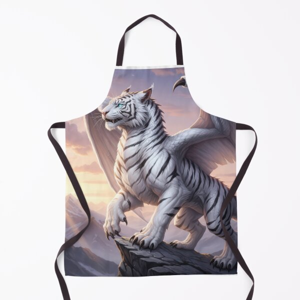 Item preview, White Tiger Dragon Art Print designed and sold by Cerafus.