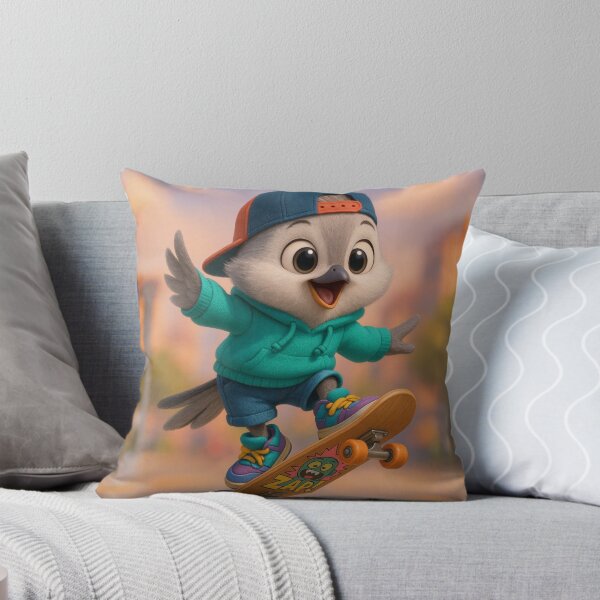 Item preview, Skater Tufted Titmouse designed and sold by Sillytoe.